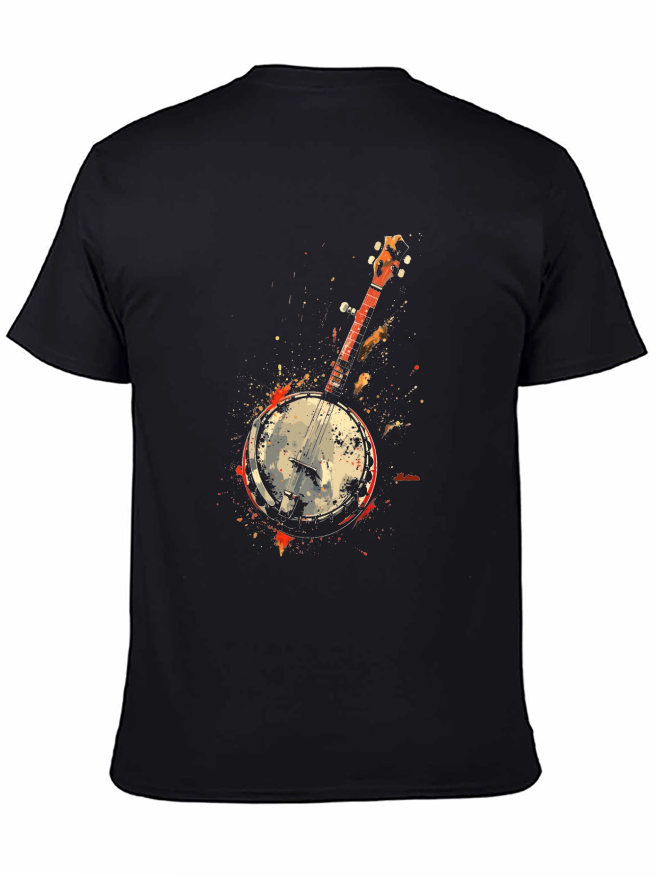Banjo Graphic Tee - Musical Instrument T-Shirt