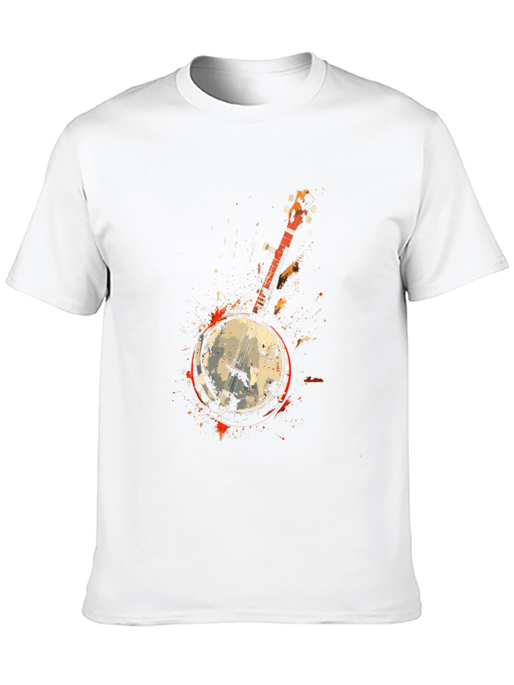 Banjo Graphic Tee - Musical Instrument T-Shirt