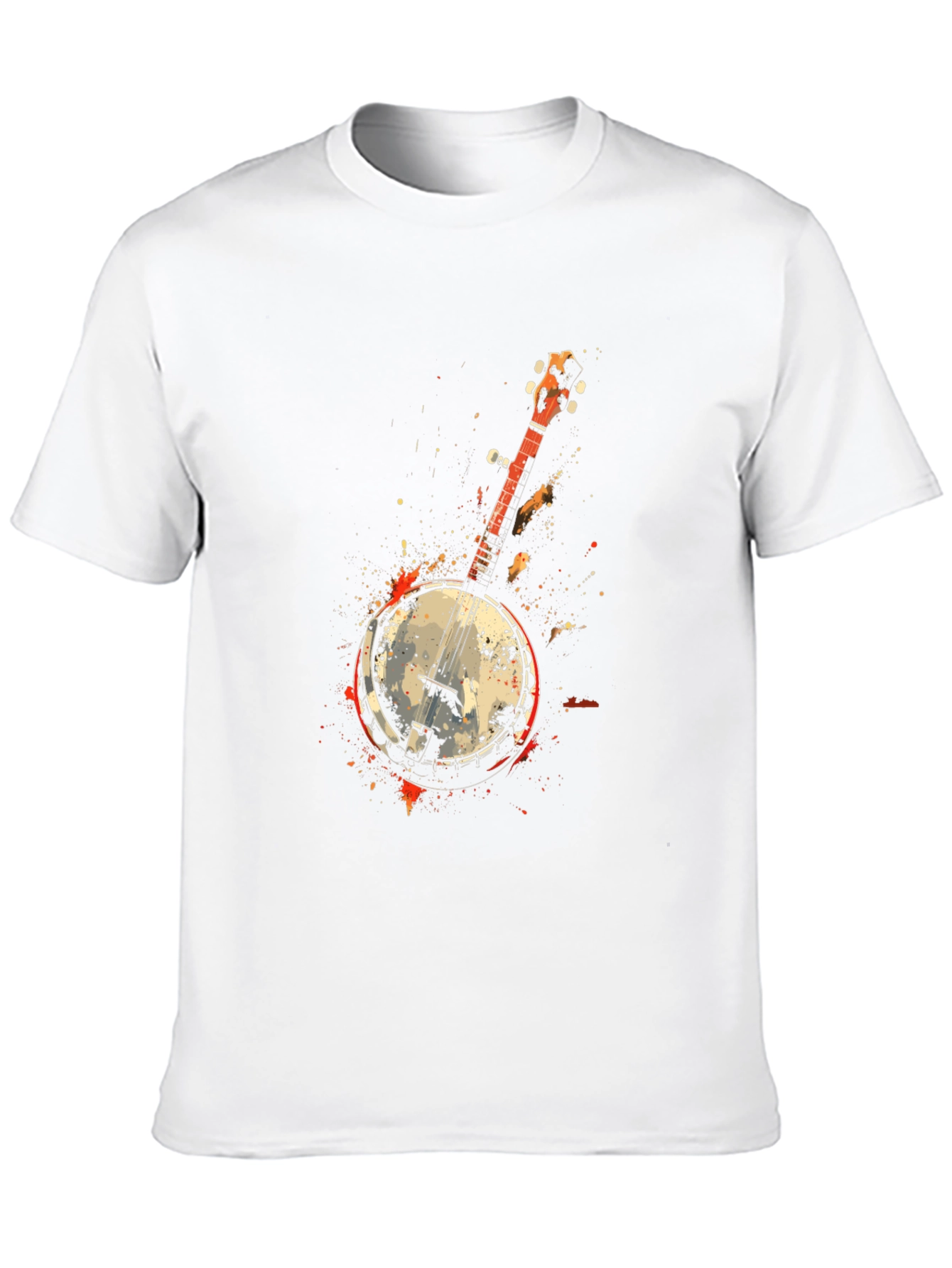 Banjo Graphic Tee - Musical Instrument T-Shirt
