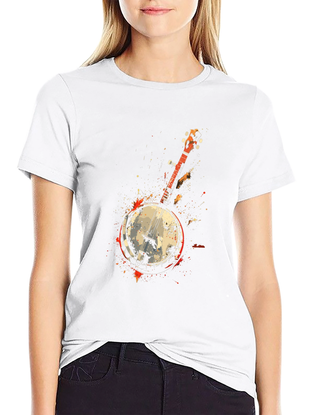 Banjo Graphic Tee - Musical Instrument T-Shirt