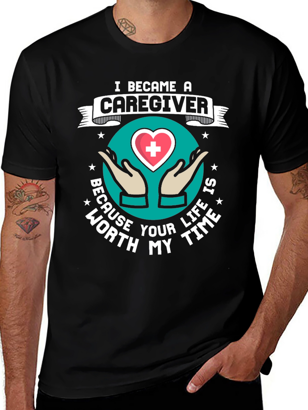 Caregiver Graphic Tee - Worth My Time
