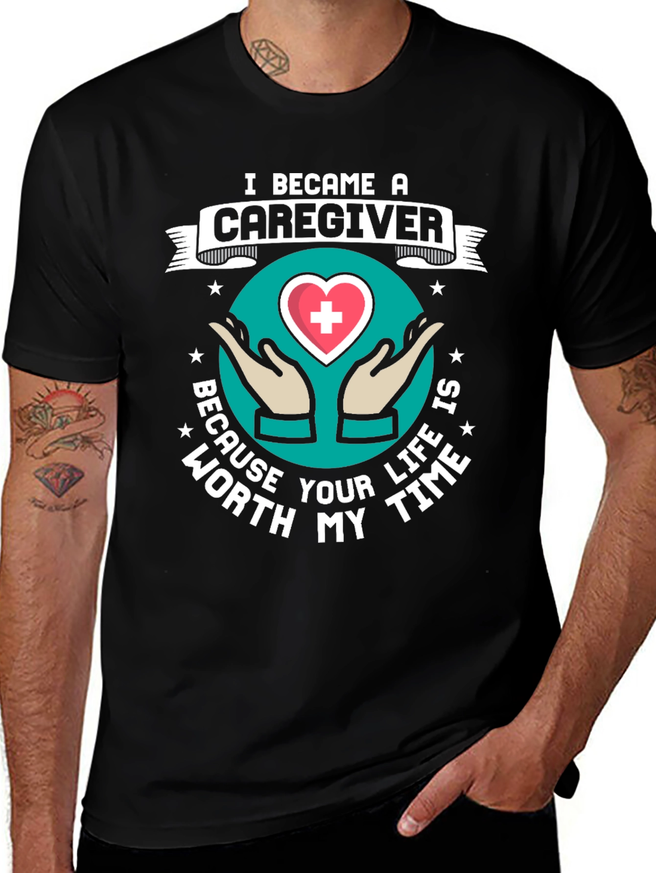 Caregiver Graphic Tee - Worth My Time