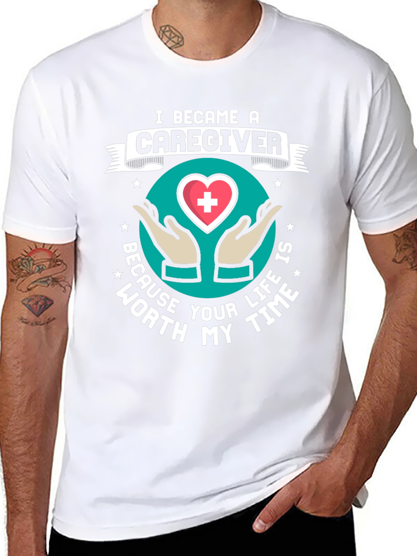 Caregiver Graphic Tee - Worth My Time
