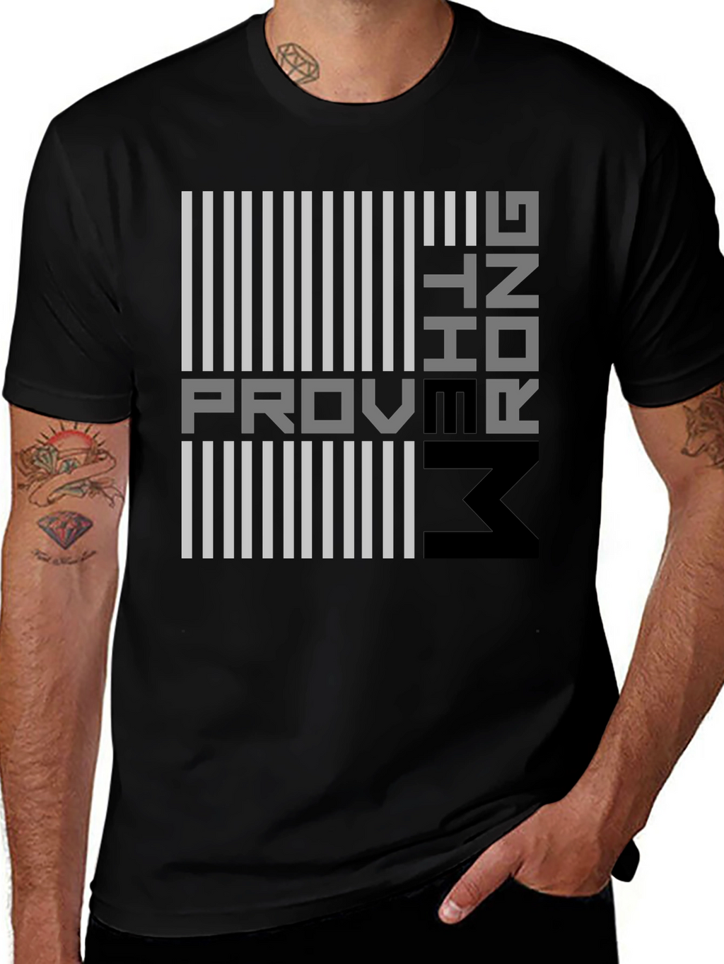 Proving Them Wrong Graphic T-Shirt - Modern Design