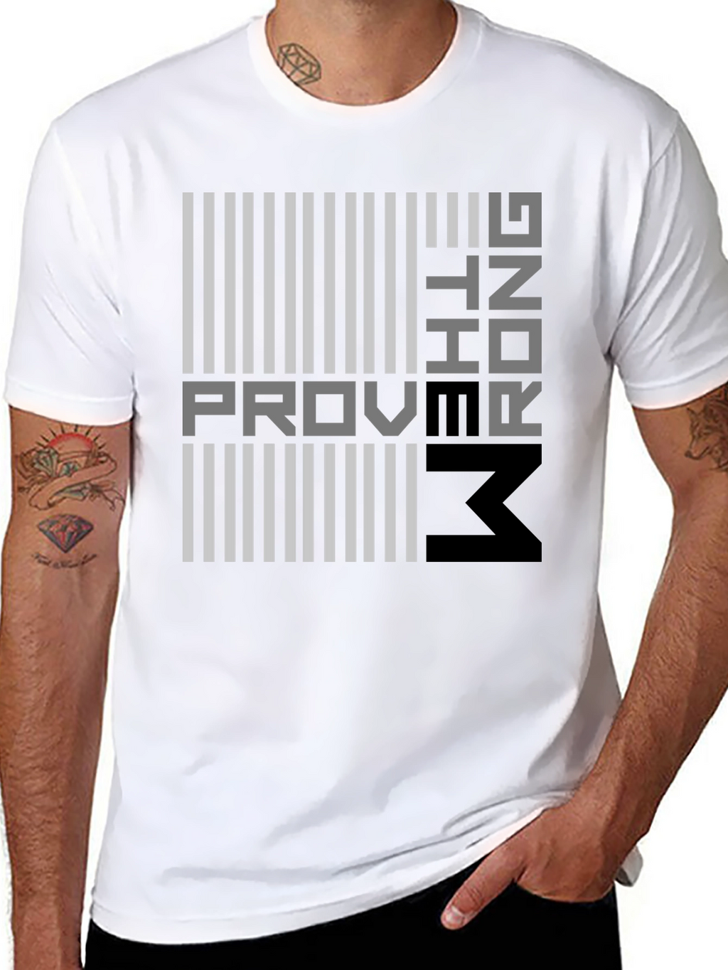 Proving Them Wrong Graphic T-Shirt - Modern Design