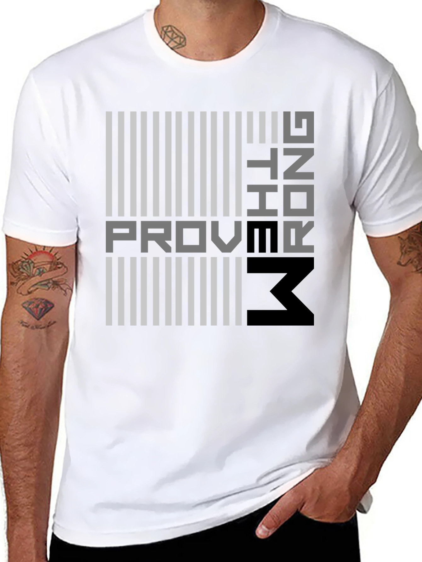 Proving Them Wrong Graphic T-Shirt - Modern Design