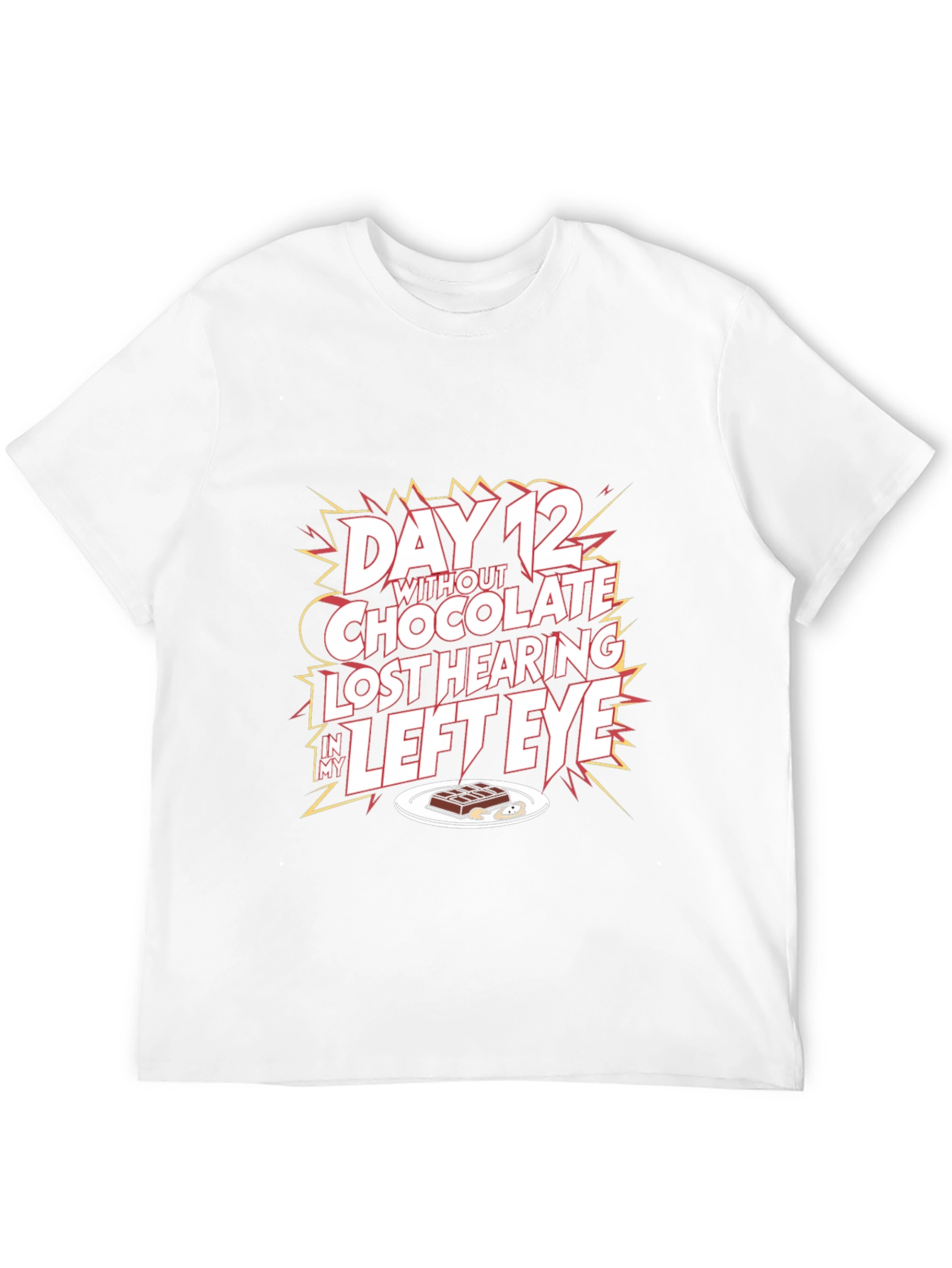 Humorous Graphic T-Shirt - Chocolate Lovers Loss