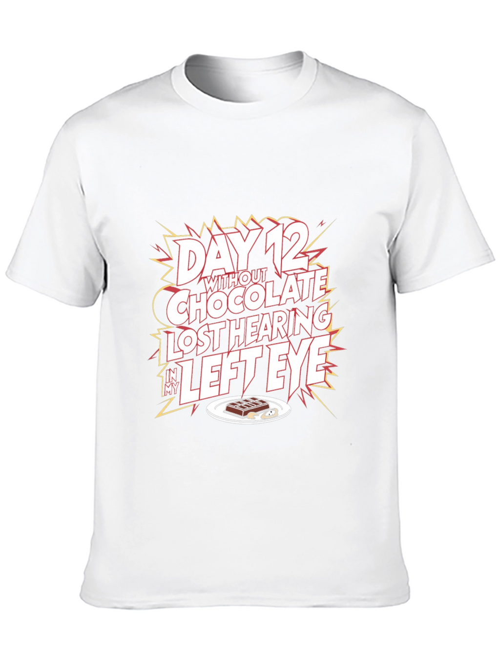 Humorous Graphic T-Shirt - Chocolate Lovers Loss