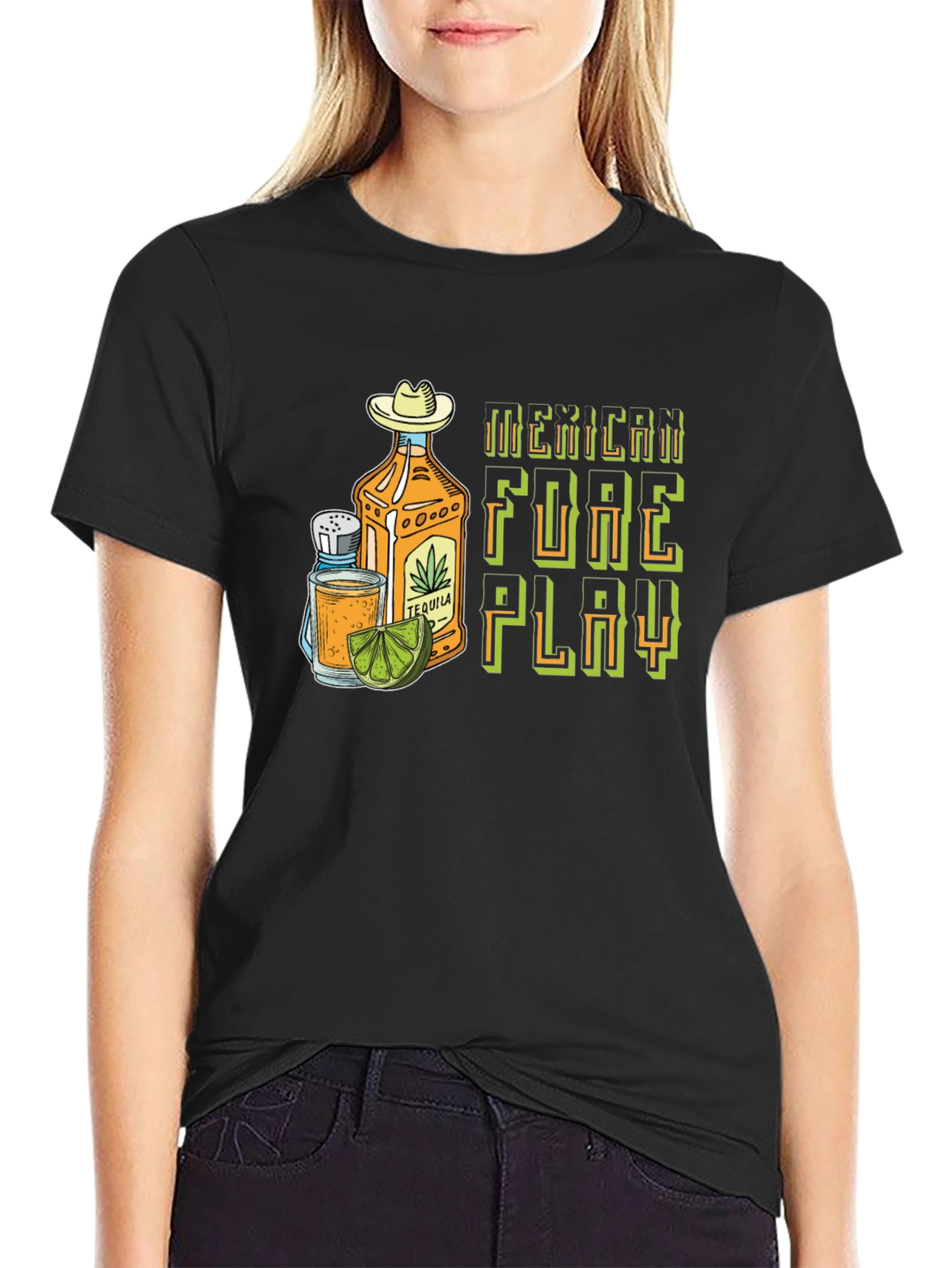 Mexican Foreplay Tequila Graphic Tee