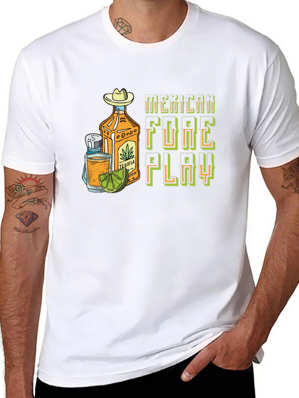 Mexican Foreplay Tequila Graphic Tee