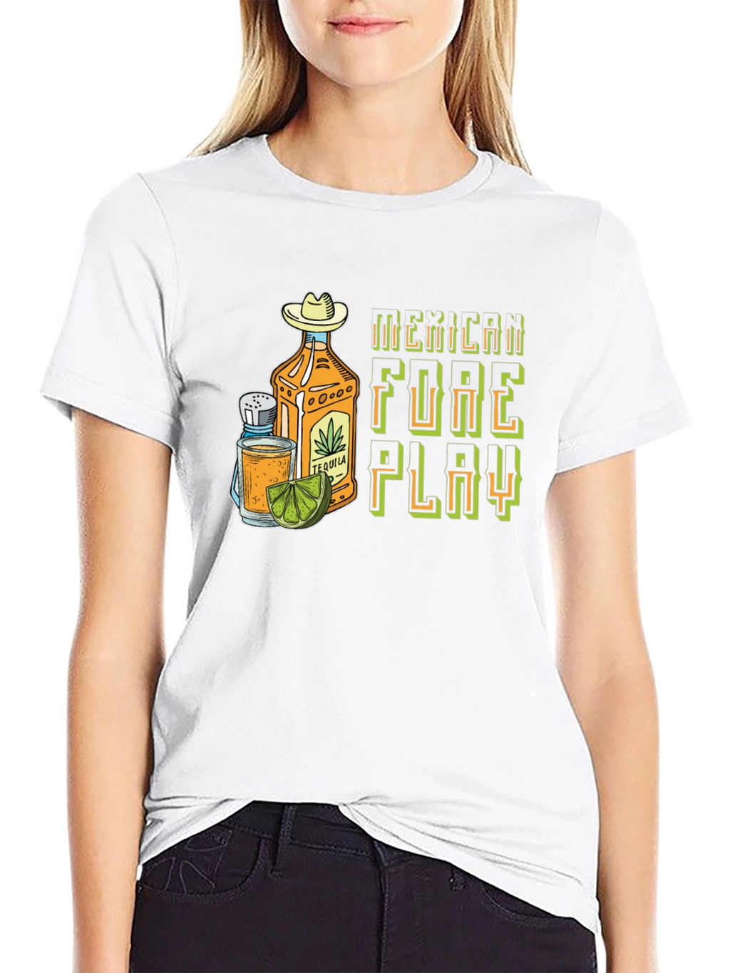 Mexican Foreplay Tequila Graphic Tee