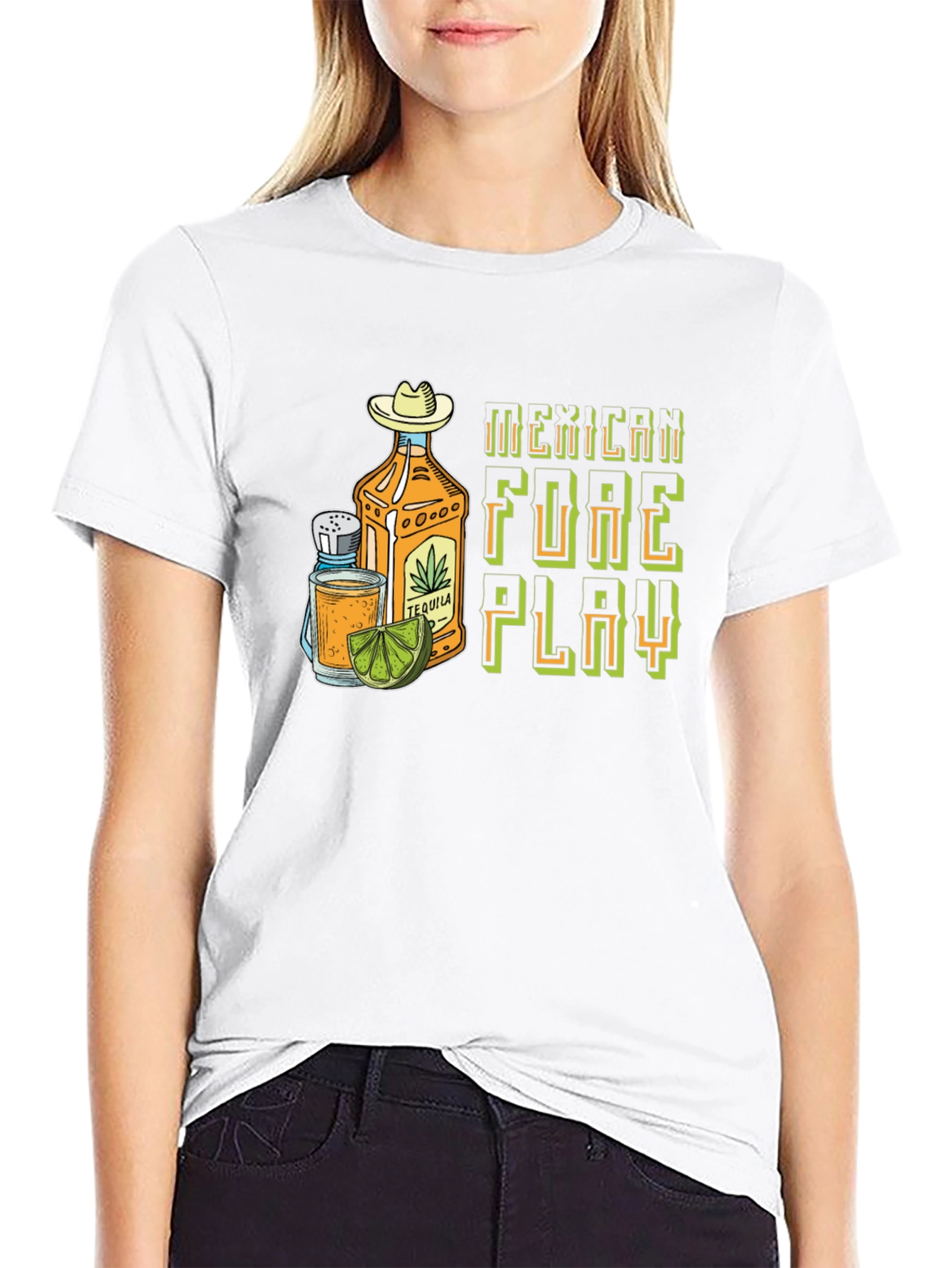Mexican Foreplay Tequila Graphic Tee
