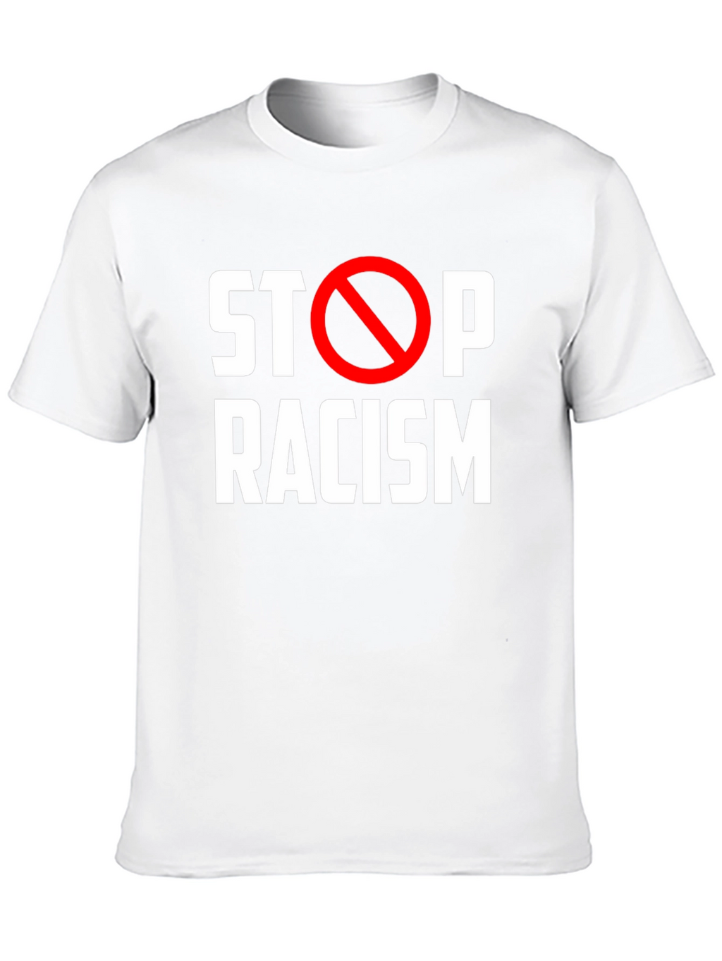 Stop Racism Black T-Shirt