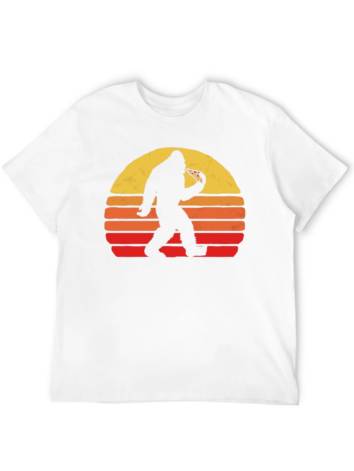 Sasquatch Pizza Sunset Tee