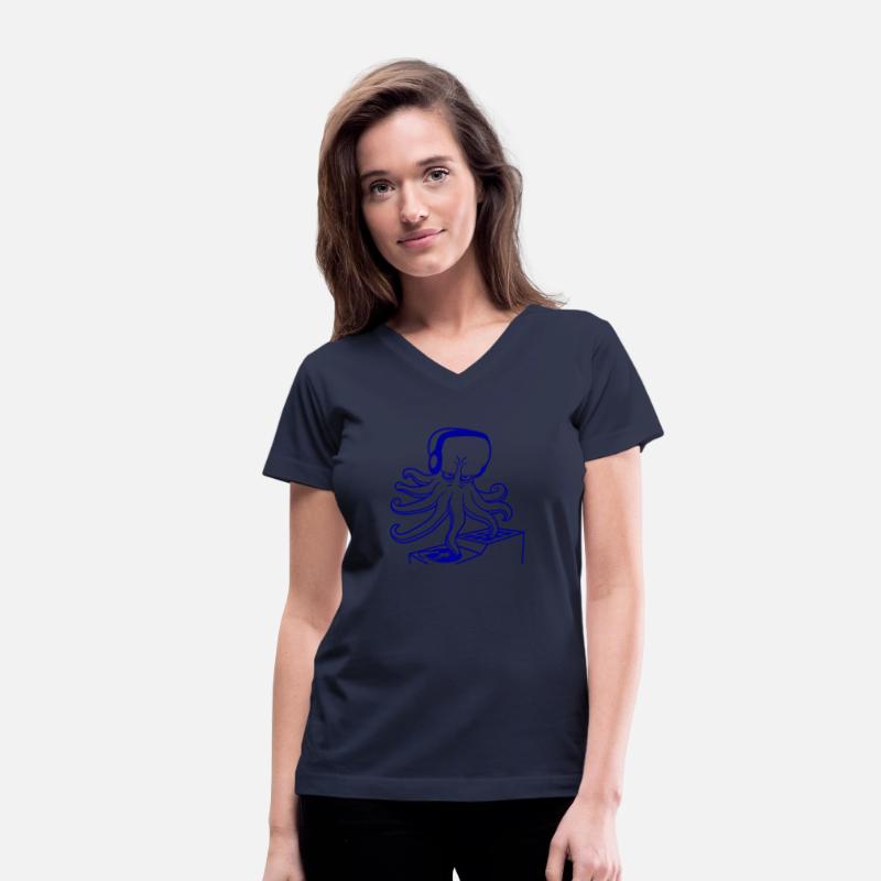 Octopus DJ Kraken Squid Mixer Cool Music Party Fun