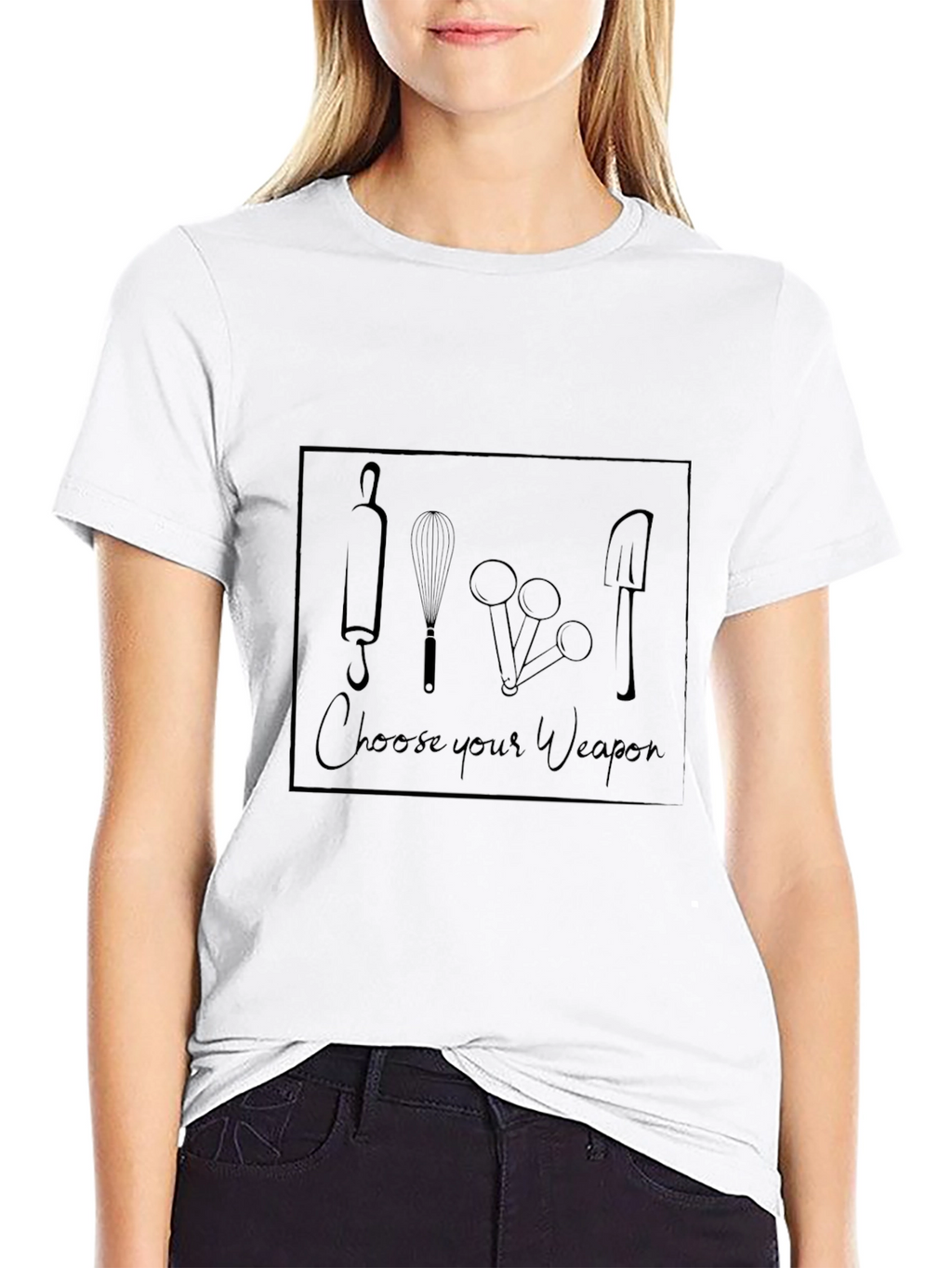 Choose Your Weapon T-Shirt - Baking Theme