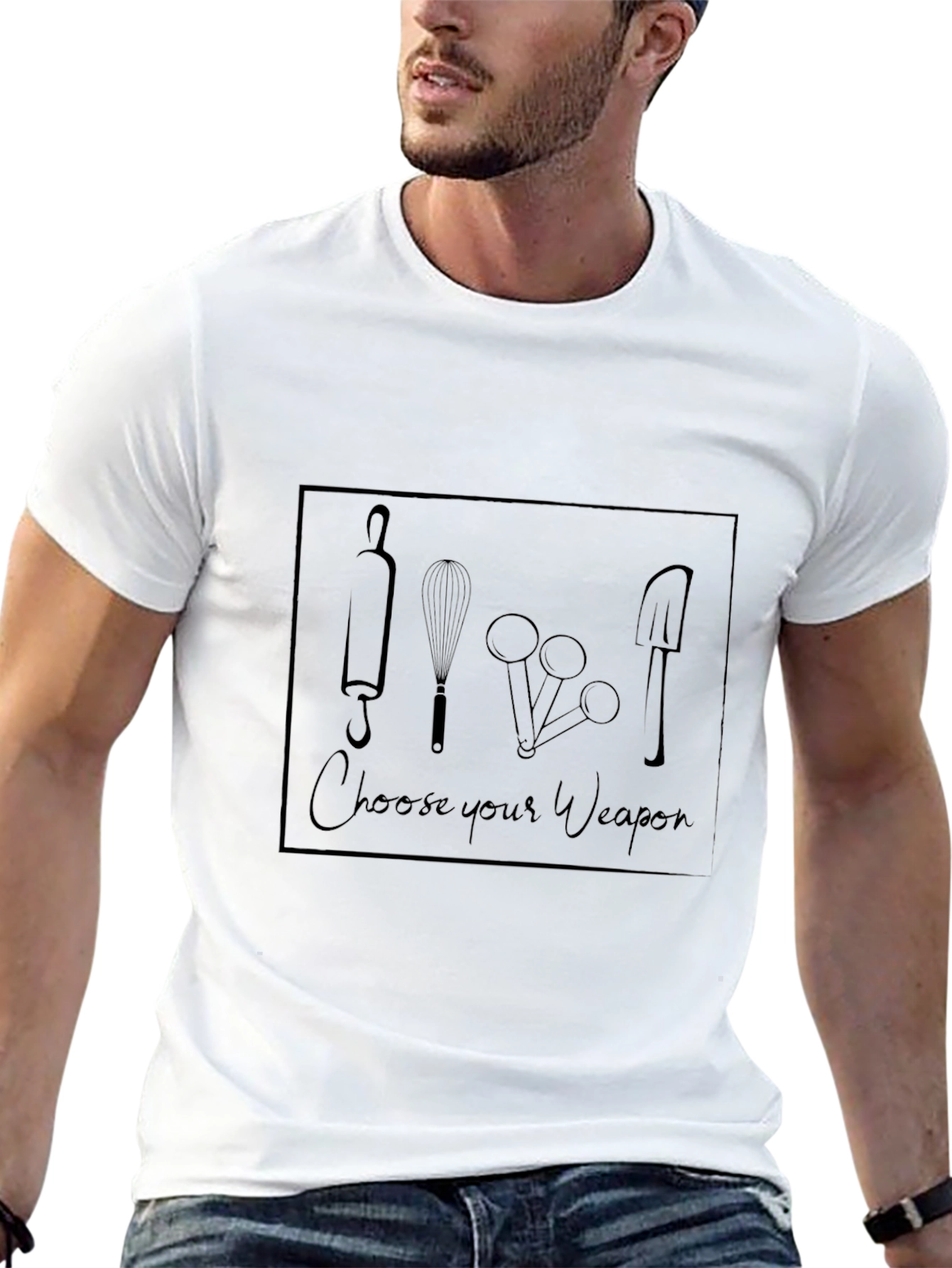 Choose Your Weapon T-Shirt - Baking Theme