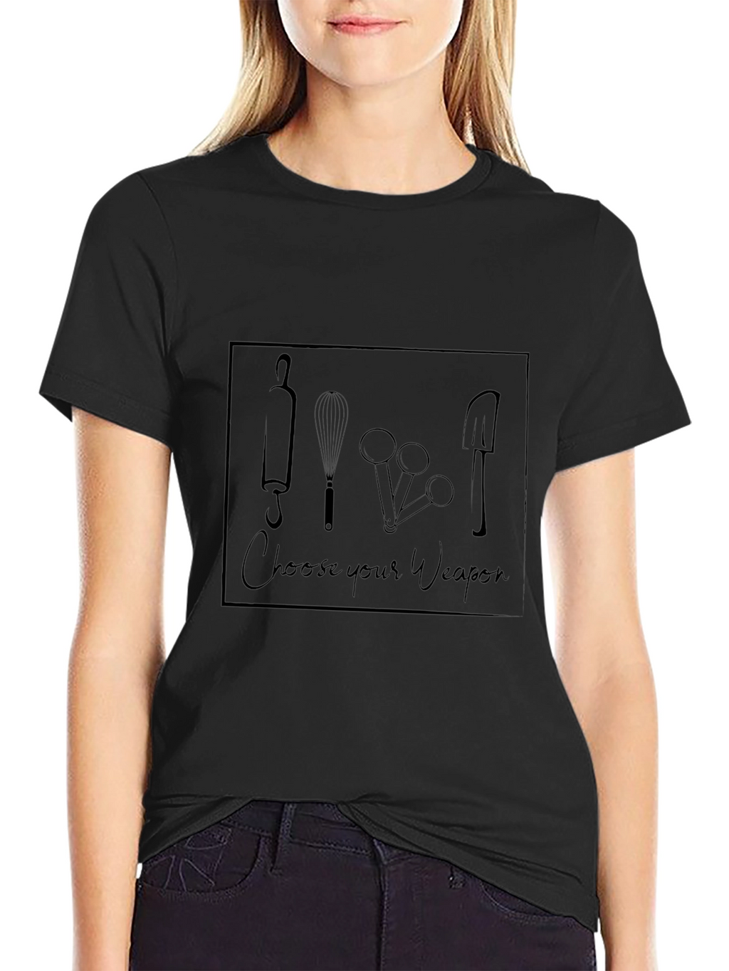 Choose Your Weapon T-Shirt - Baking Theme