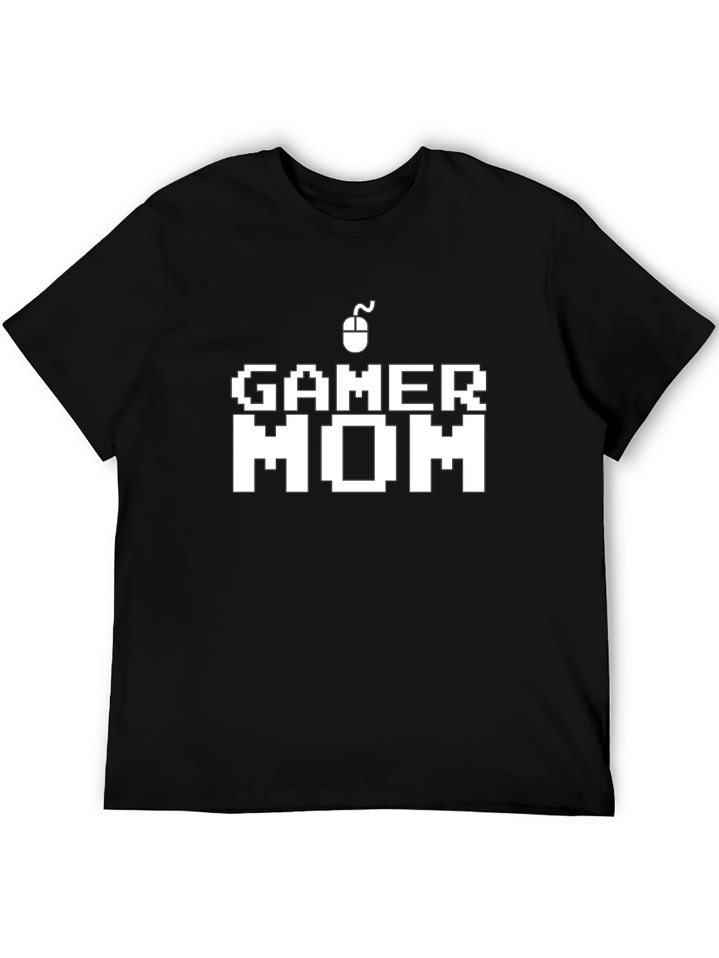 Gamer Mom Graphic T-Shirt - Black Cotton Blend