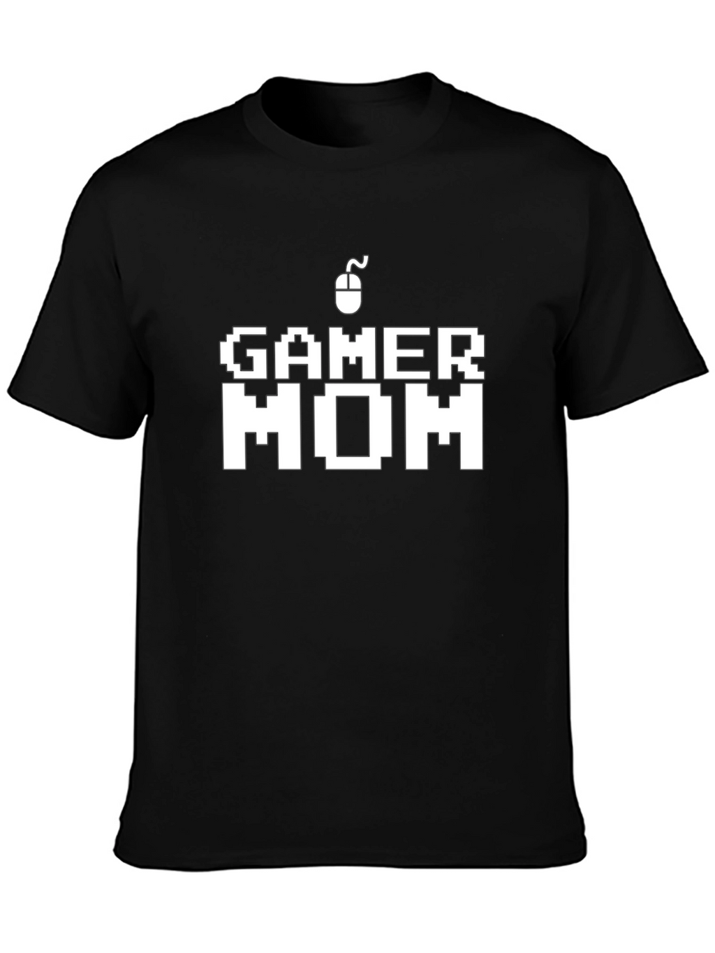 Gamer Mom Graphic T-Shirt - Black Cotton Blend