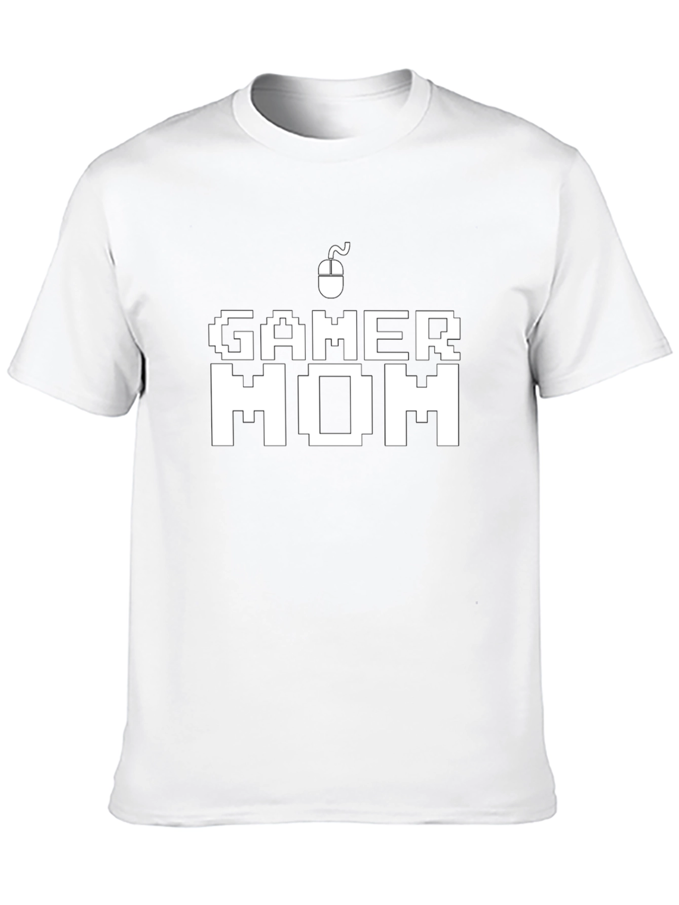 Gamer Mom Graphic T-Shirt - Black Cotton Blend