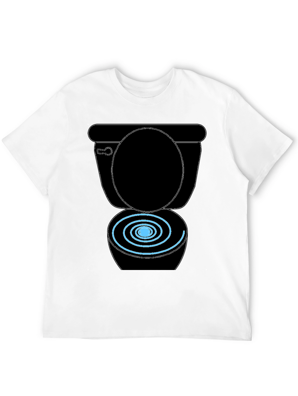 Toilet Humor Black Graphic Tee