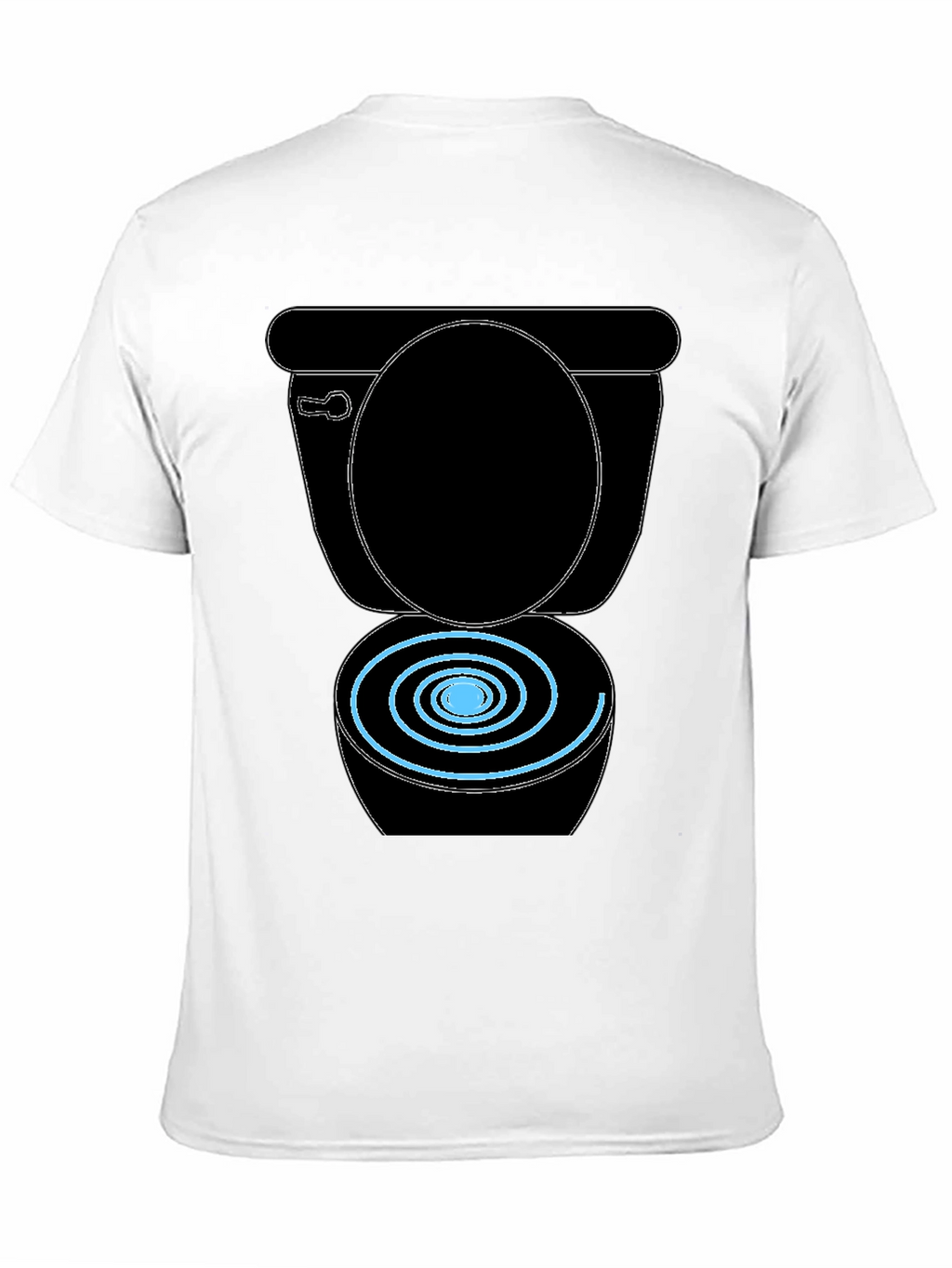 Toilet Humor Black Graphic Tee