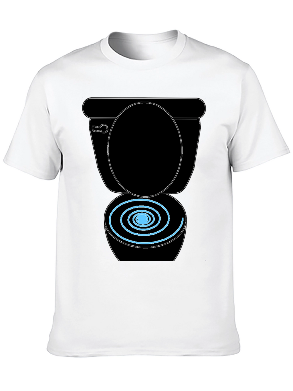 Toilet Humor Black Graphic Tee