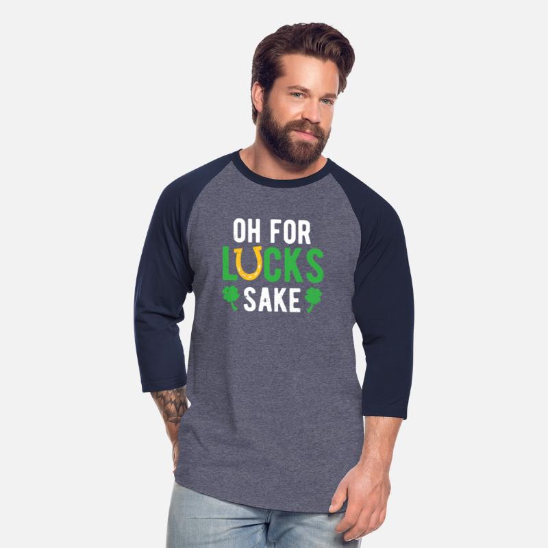Oh For Lucks Sake Horseshoe Shamrock