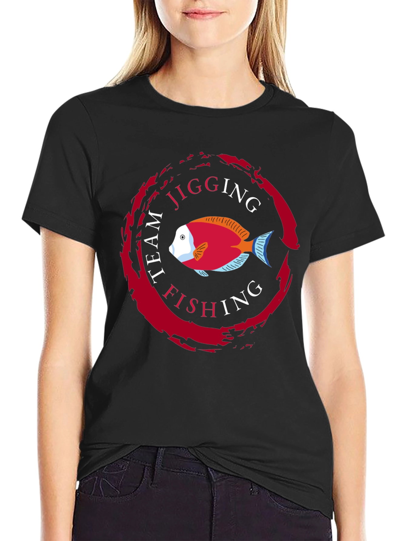 Team Jigging Fishing T-Shirt