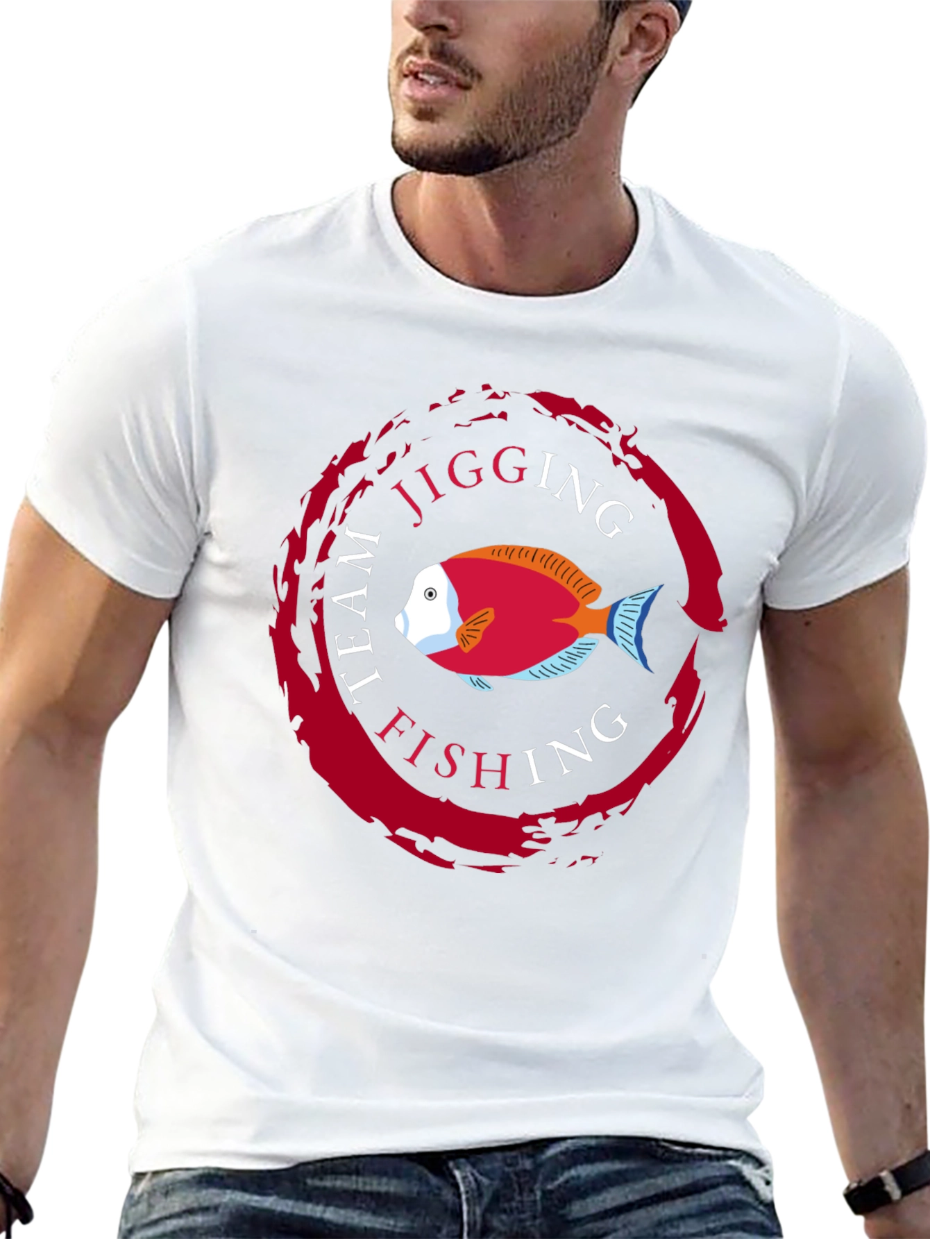 Team Jigging Fishing T-Shirt