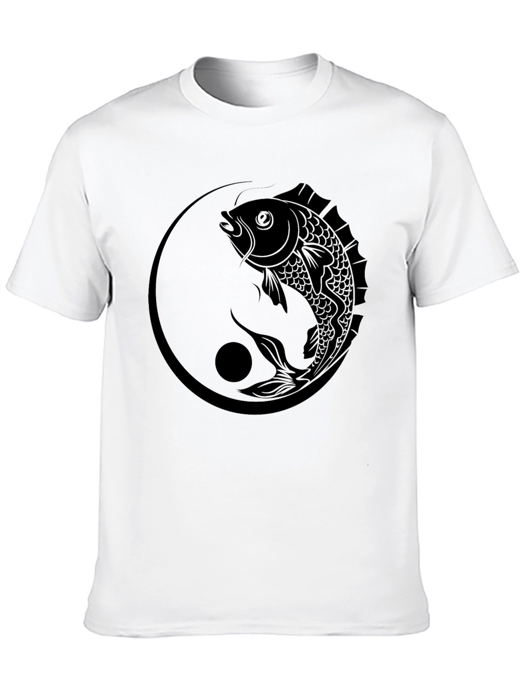 Yin Yang Fish Graphic T-Shirt