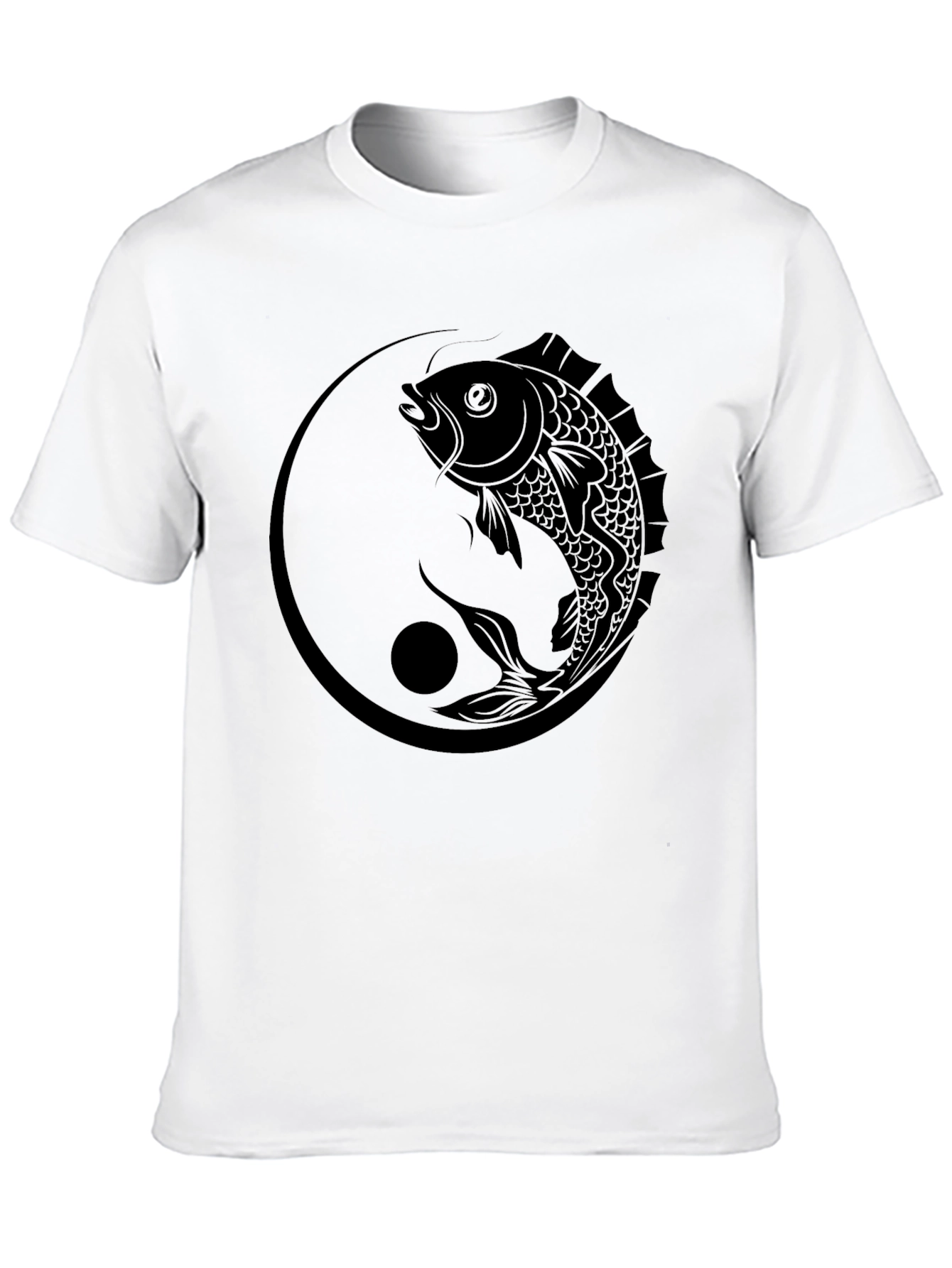 Yin Yang Fish Graphic T-Shirt
