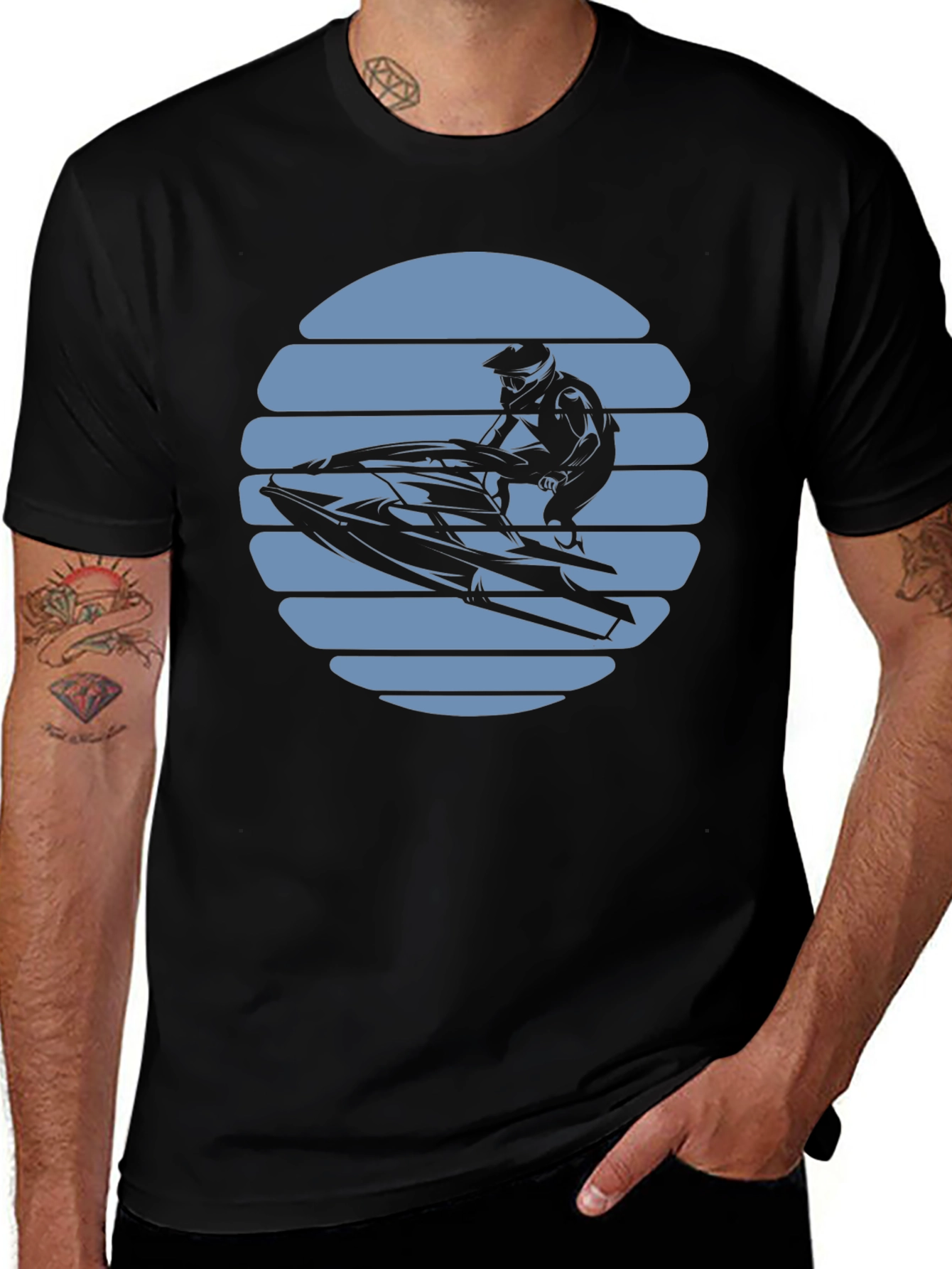 Jet Ski Graphic Tee - Ride the Waves in Style!