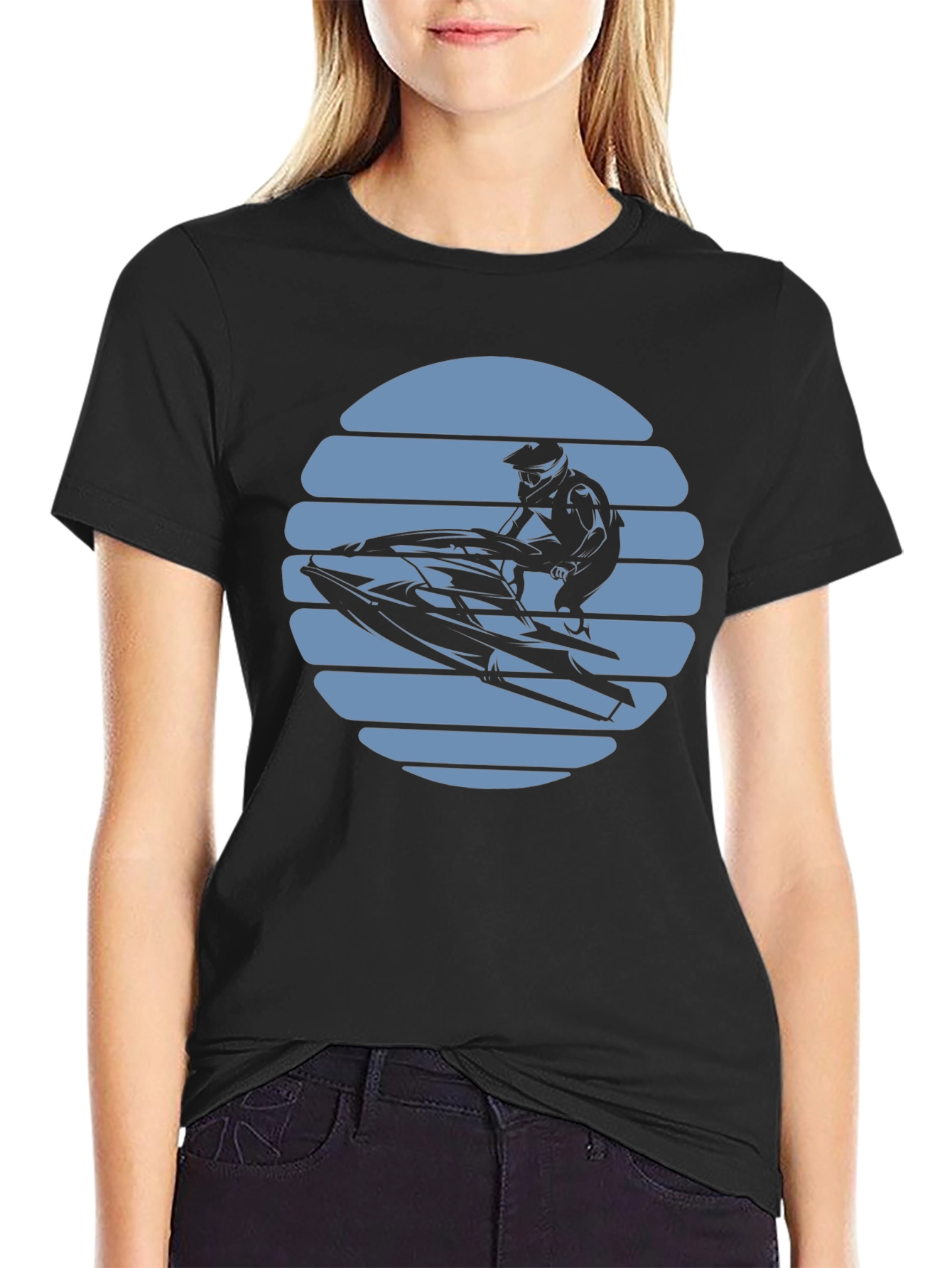 Jet Ski Graphic Tee - Ride the Waves in Style!