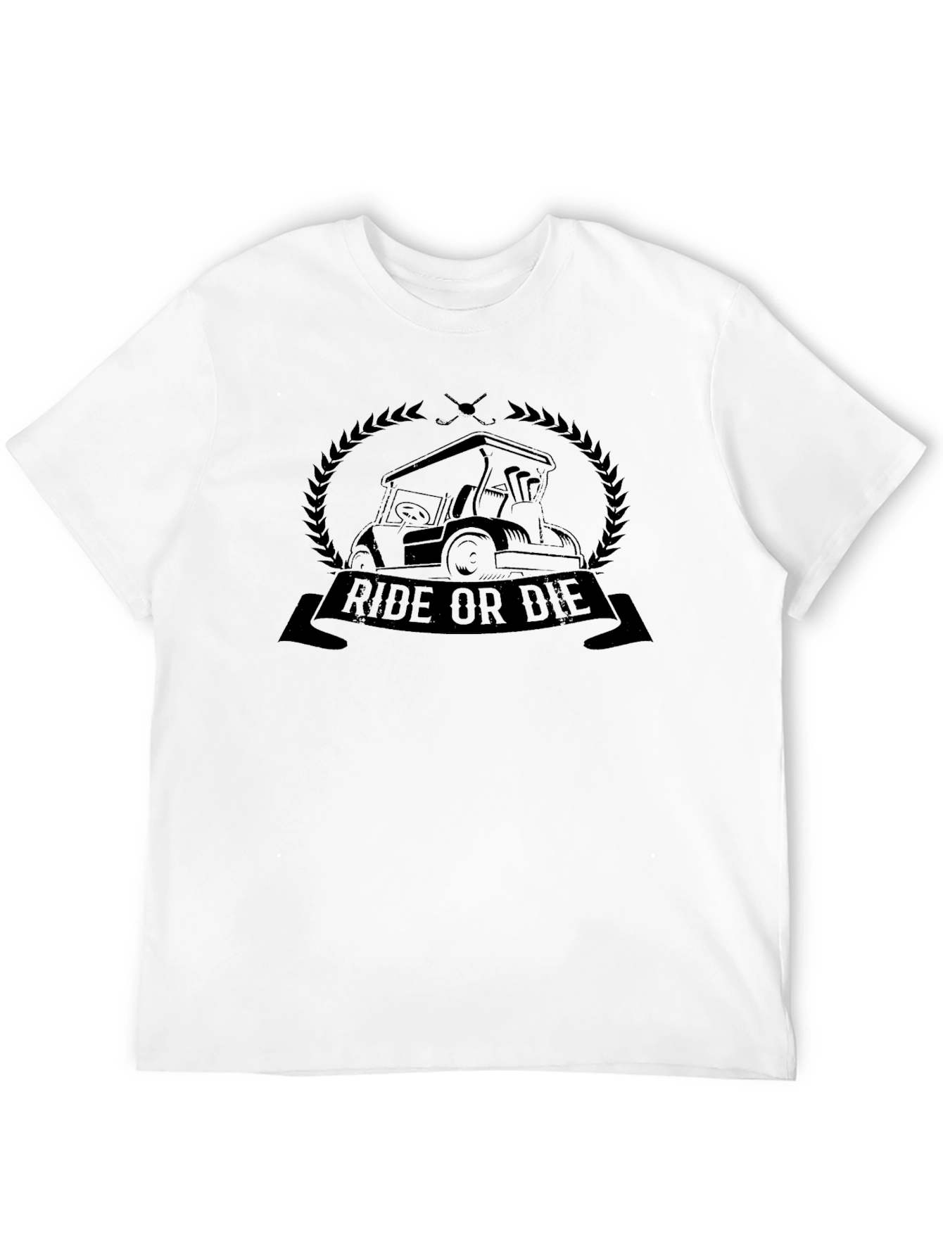 Ride or Die Golf Cart T-Shirt