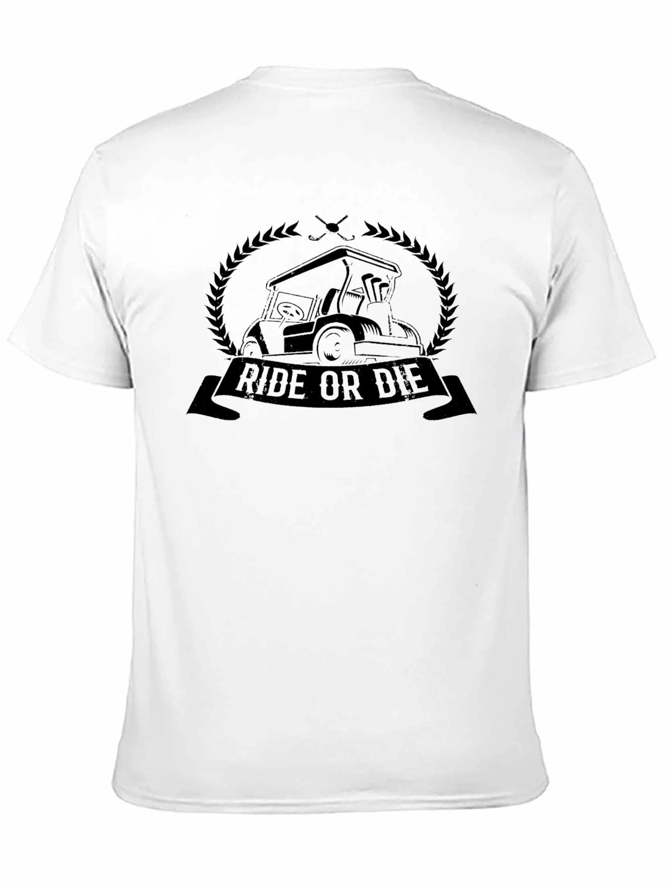 Ride or Die Golf Cart T-Shirt