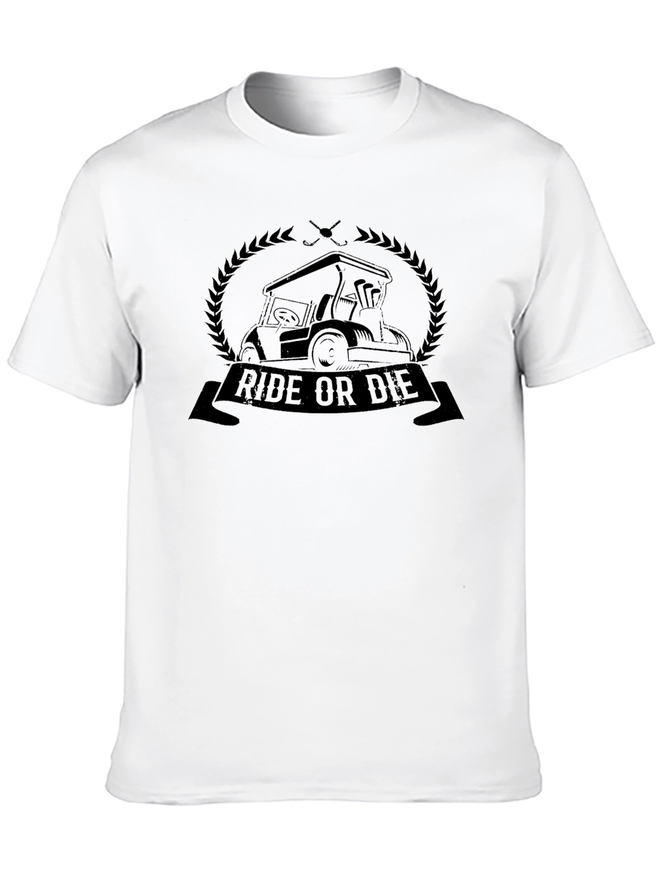 Ride or Die Golf Cart T-Shirt
