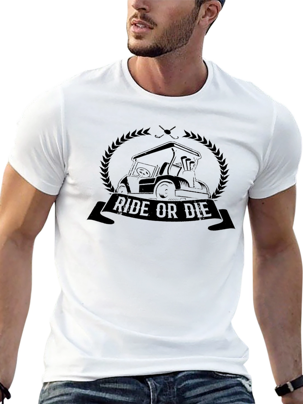 Ride or Die Golf Cart T-Shirt