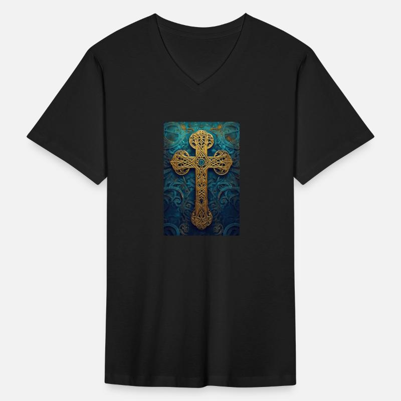 Ornate Golden Celtic Cross