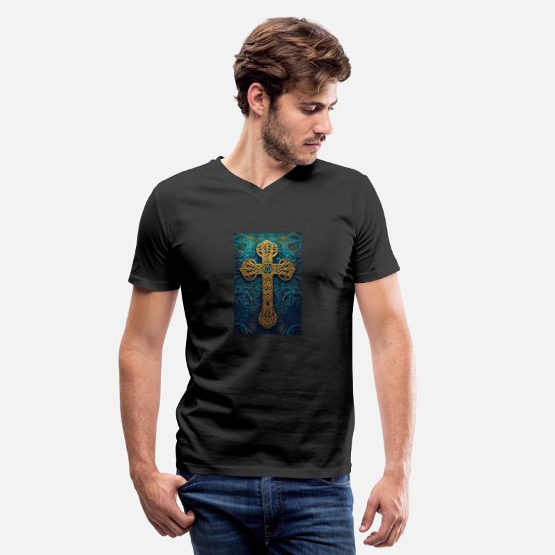 Ornate Golden Celtic Cross