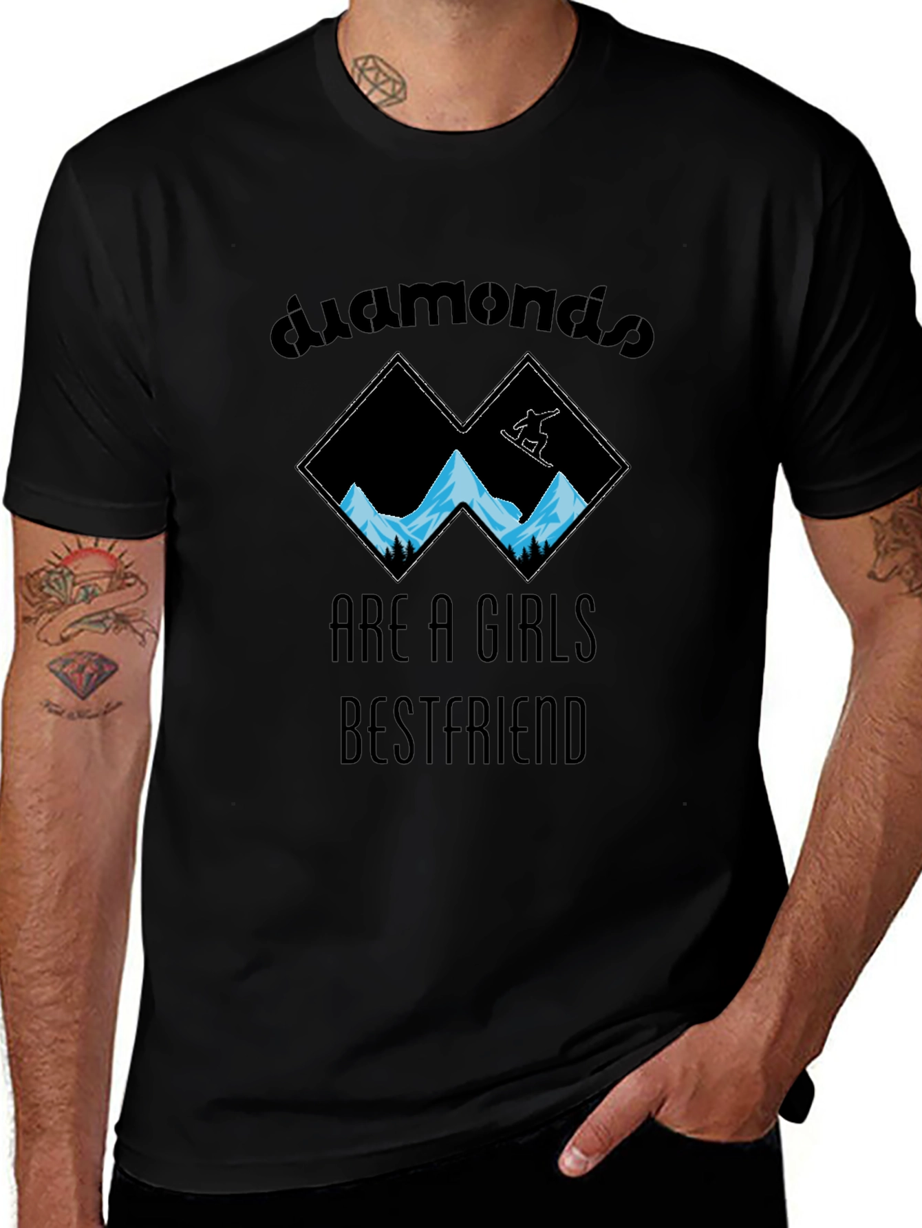 Diamonds Girl Bestfriend T-Shirt