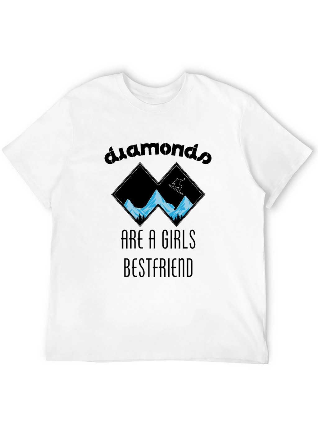 Diamonds Girl Bestfriend T-Shirt