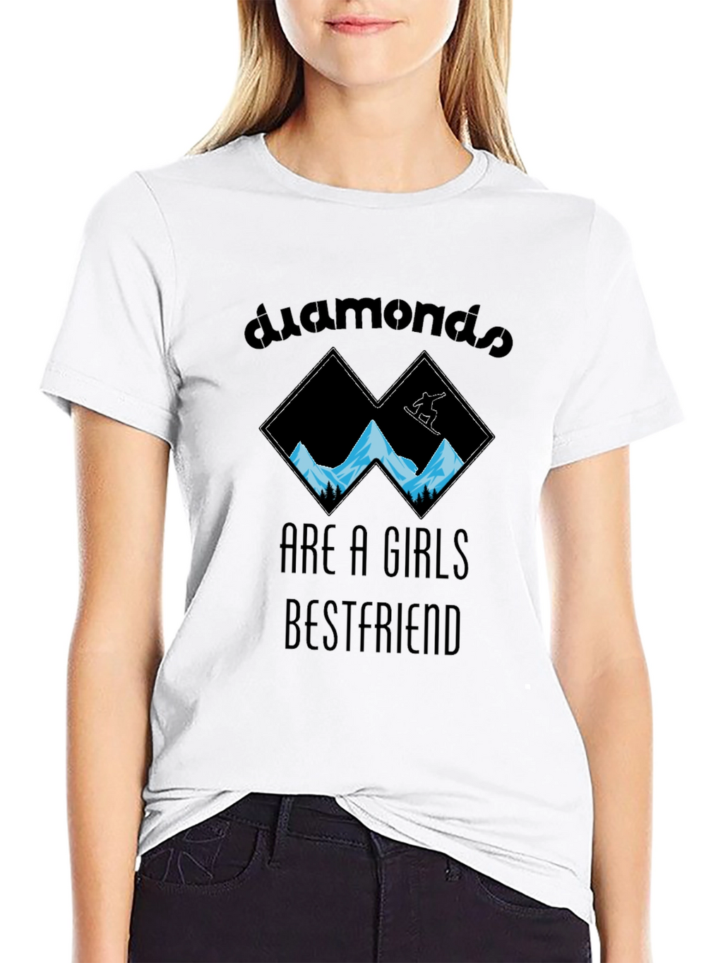 Diamonds Girl Bestfriend T-Shirt