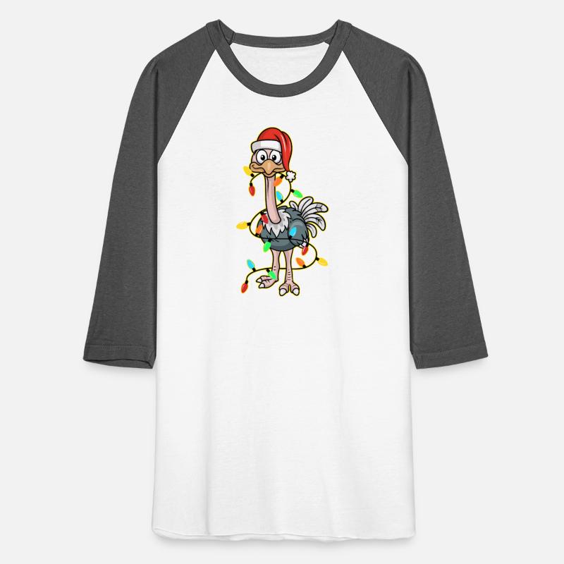 Ostrich Christmas Deko