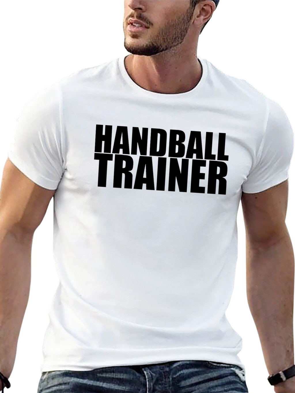 Handball Trainer T-Shirt - Black Sports Tee