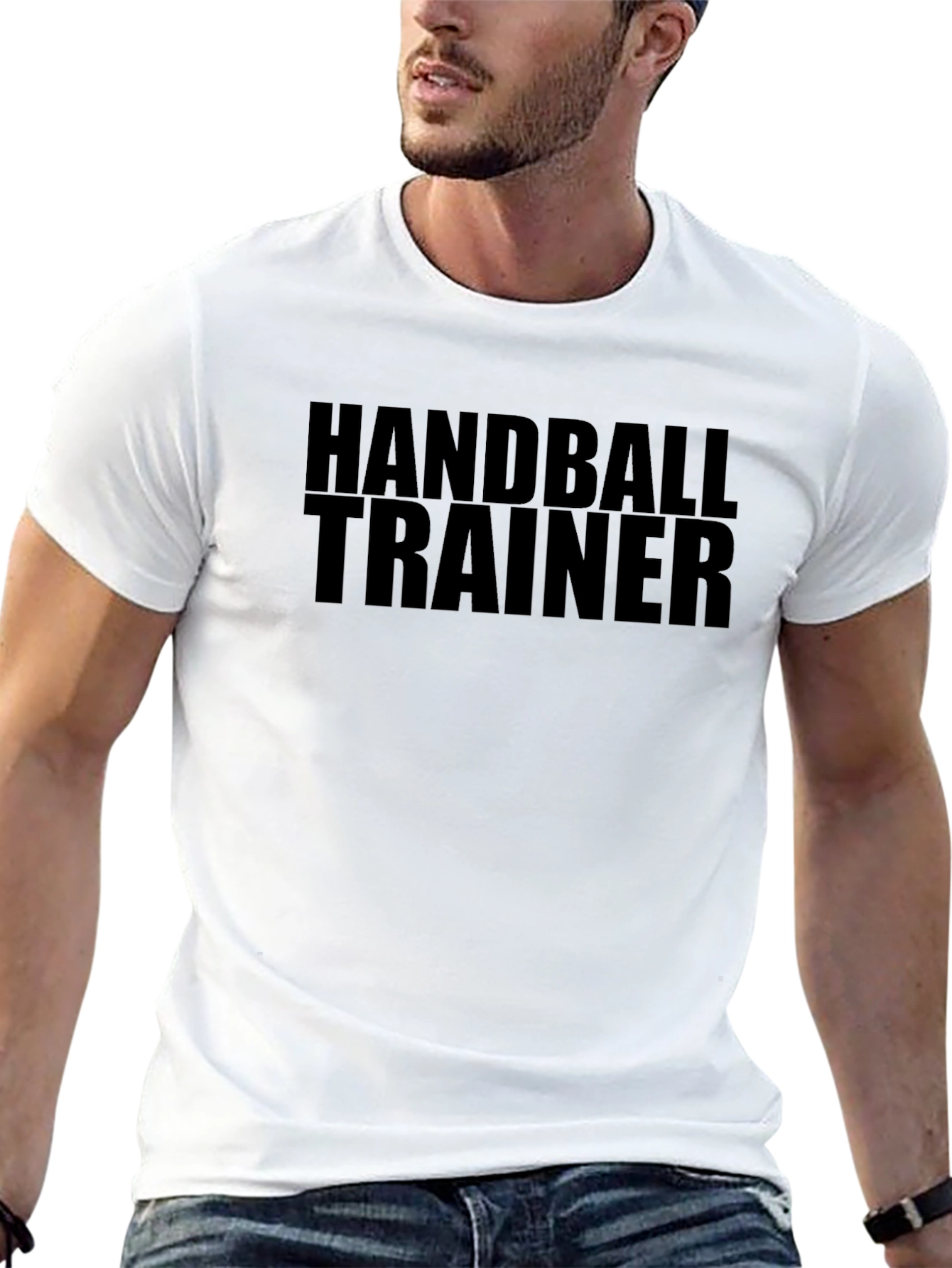 Handball Trainer T-Shirt - Black Sports Tee
