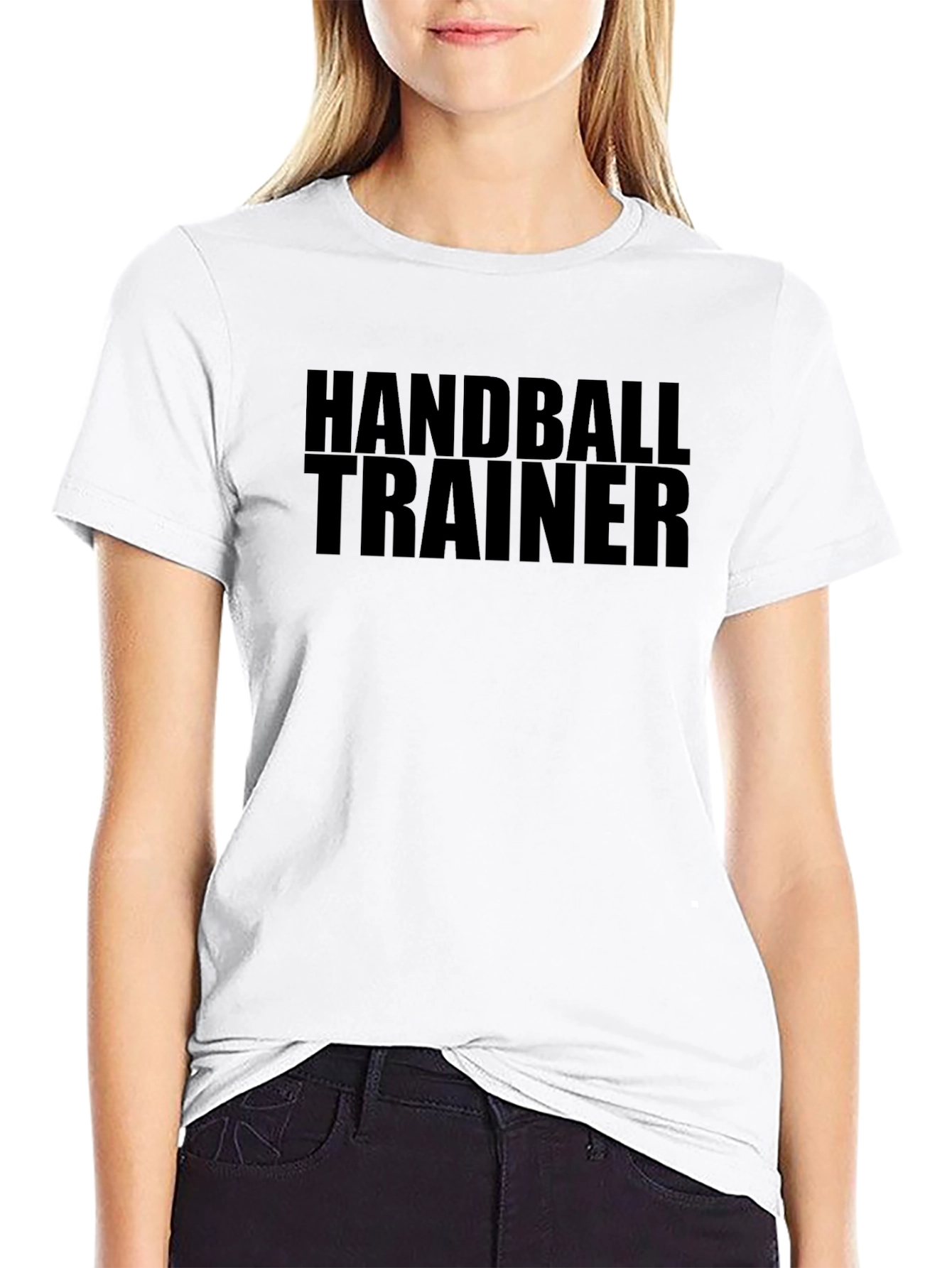 Handball Trainer T-Shirt - Black Sports Tee