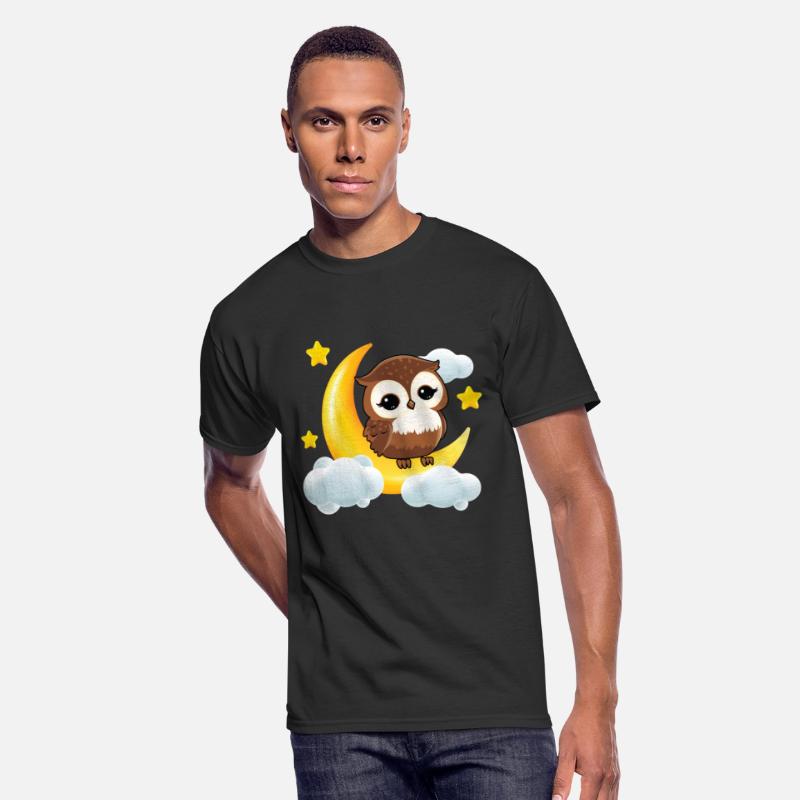 Owl Moon Bird Cute Owls Birds