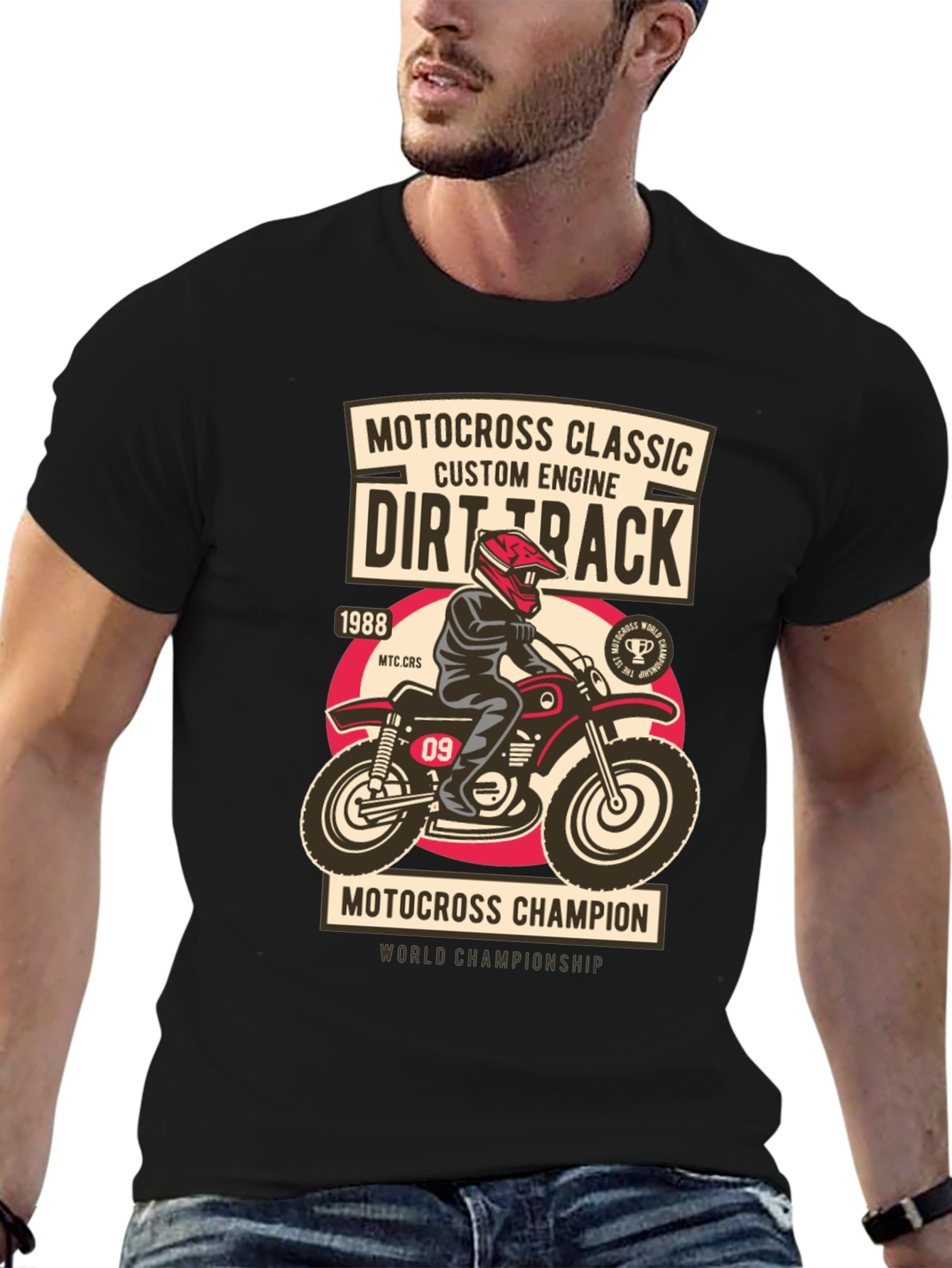 Motocross Dirt Track Graphic T-Shirt